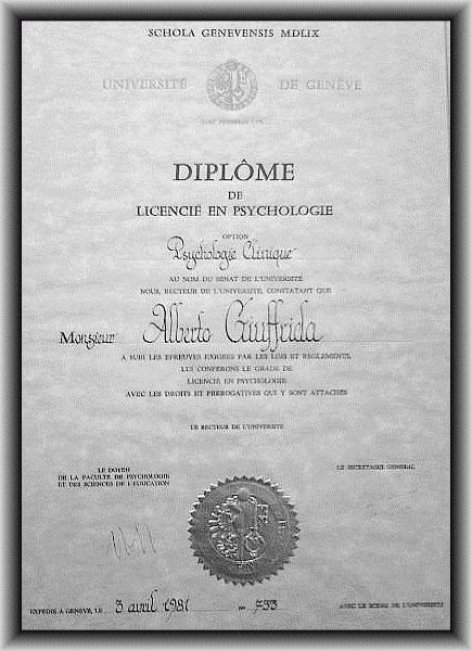 Diplomi Alberto Giuffrida